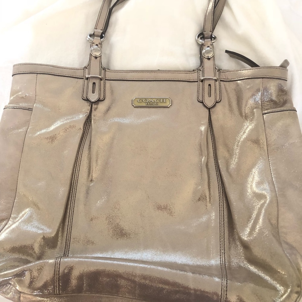 Platinum Coach Purse